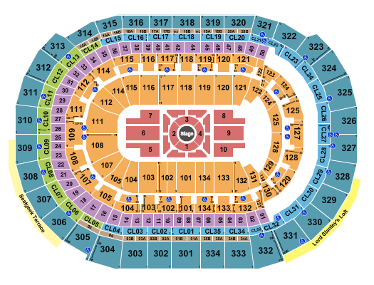 Amerant Bank Arena Nate Bargatze Seating Chart